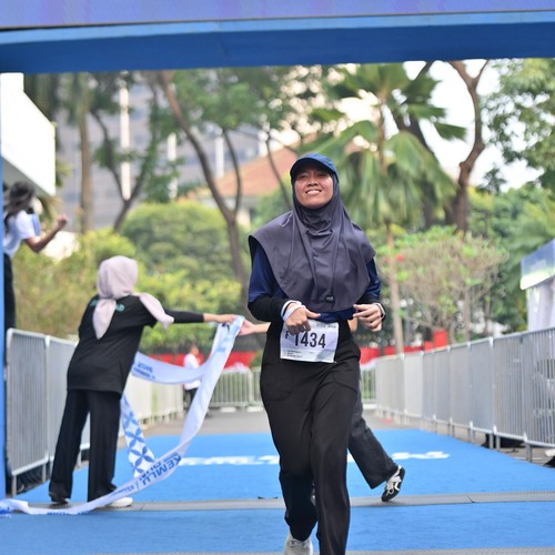 Race photo from KEMLU RUN 2026