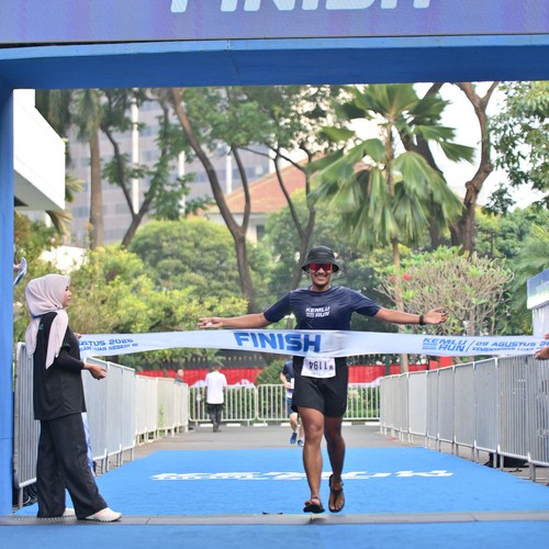 Race photo from KEMLU RUN 2026