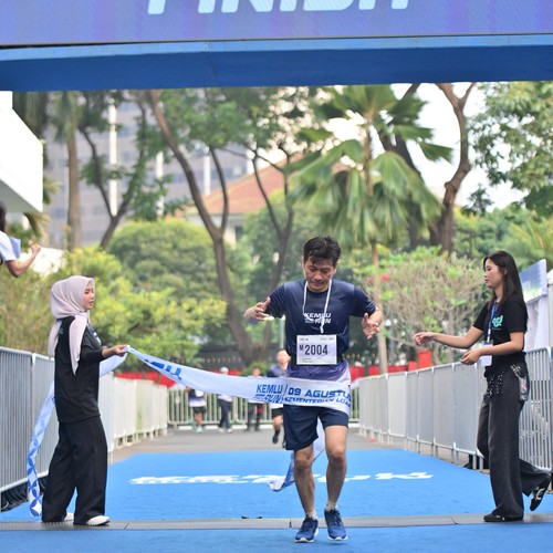 Race photo from KEMLU RUN 2026