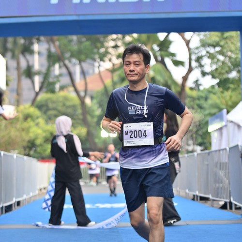 Race photo from KEMLU RUN 2026