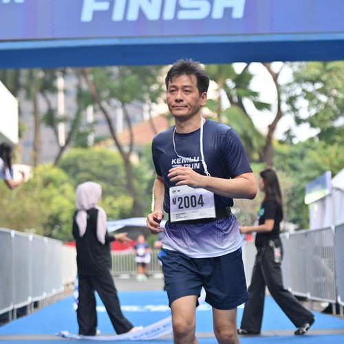 Race photo from KEMLU RUN 2026