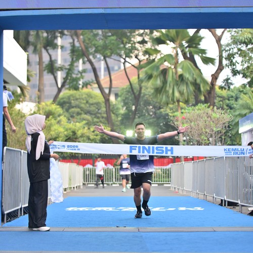Race photo from KEMLU RUN 2026