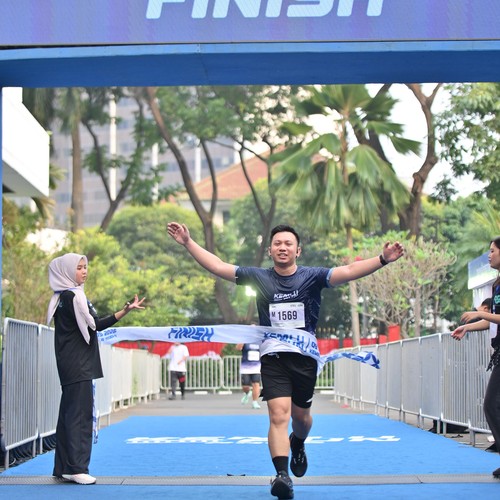 Race photo from KEMLU RUN 2026