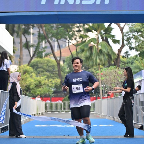 Race photo from KEMLU RUN 2026