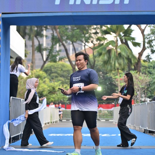 Race photo from KEMLU RUN 2026