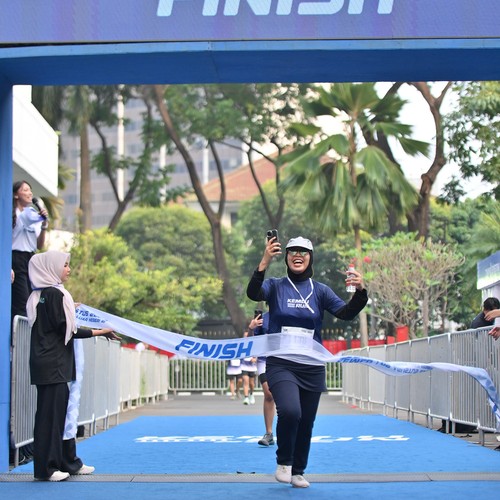 Race photo from KEMLU RUN 2026
