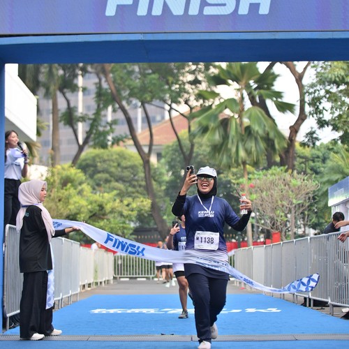 Race photo from KEMLU RUN 2026