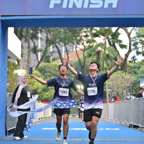 Race photo from KEMLU RUN 2026