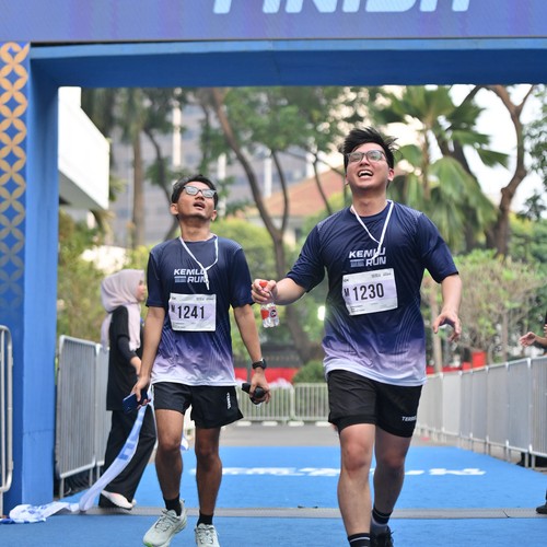 Race photo from KEMLU RUN 2026