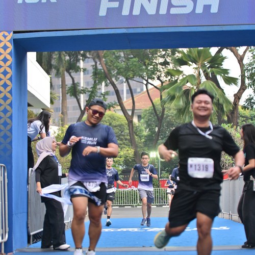 Race photo from KEMLU RUN 2026