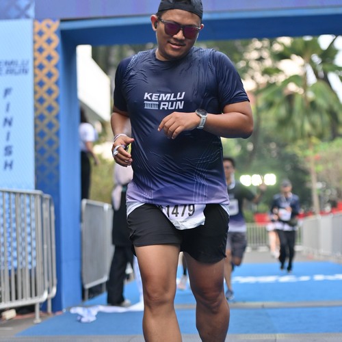 Race photo from KEMLU RUN 2026
