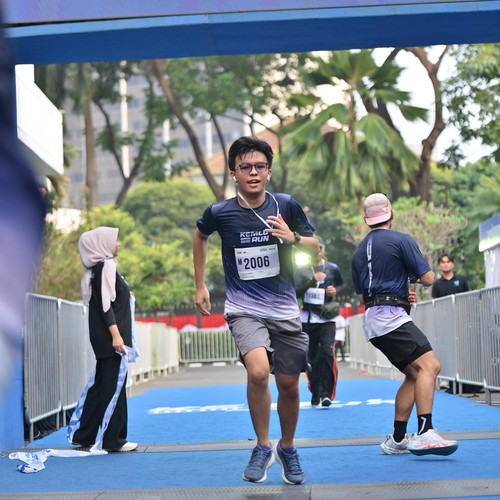 Race photo from KEMLU RUN 2026