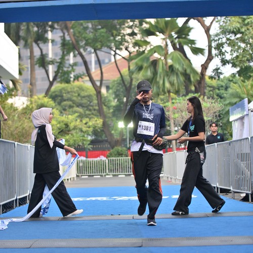 Race photo from KEMLU RUN 2026