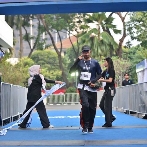 Race photo from KEMLU RUN 2026