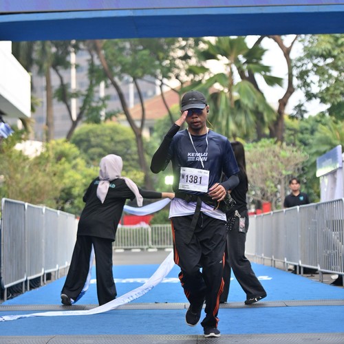 Race photo from KEMLU RUN 2026