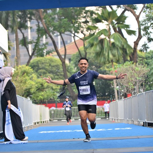 Race photo from KEMLU RUN 2026