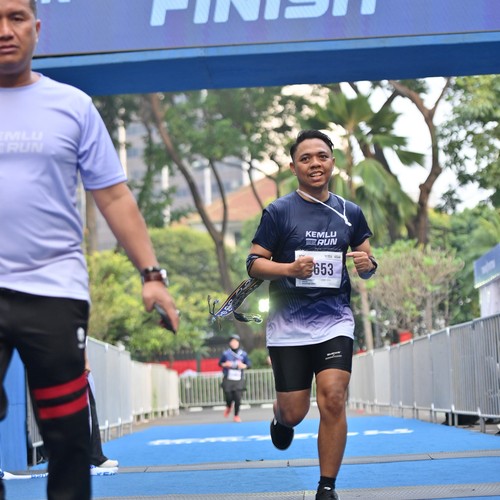 Race photo from KEMLU RUN 2026