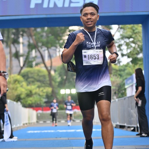 Race photo from KEMLU RUN 2026