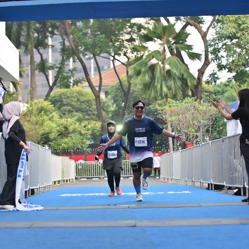 Race photo from KEMLU RUN 2026