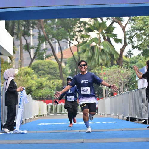 Race photo from KEMLU RUN 2026