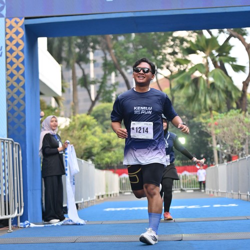 Race photo from KEMLU RUN 2026