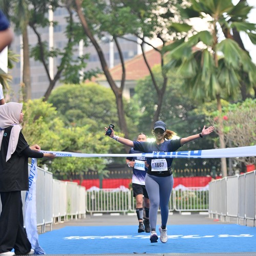 Race photo from KEMLU RUN 2026