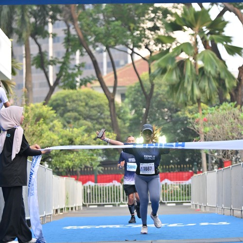 Race photo from KEMLU RUN 2026