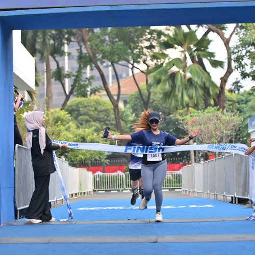 Race photo from KEMLU RUN 2026