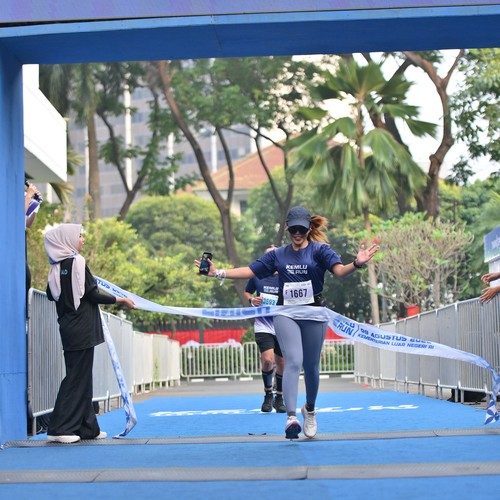 Race photo from KEMLU RUN 2026