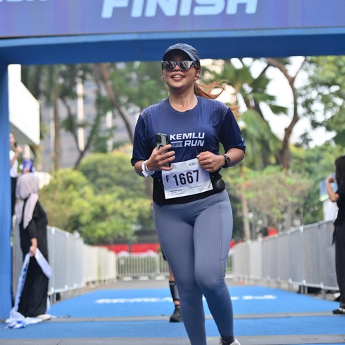 Race photo from KEMLU RUN 2026