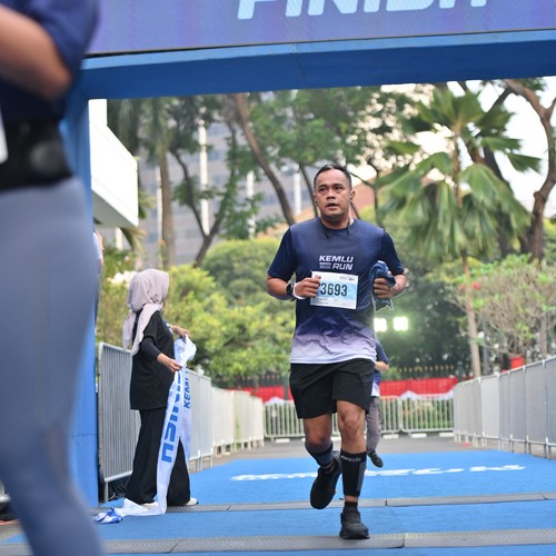 Race photo from KEMLU RUN 2026