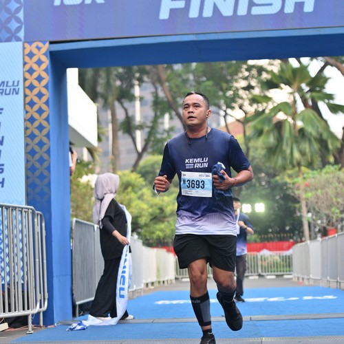 Race photo from KEMLU RUN 2026
