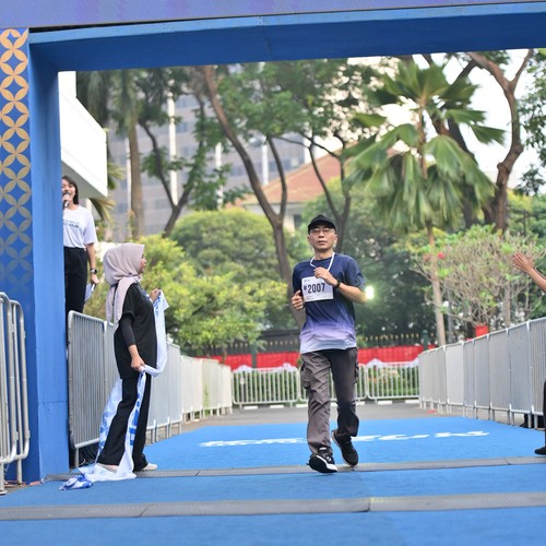 Race photo from KEMLU RUN 2026