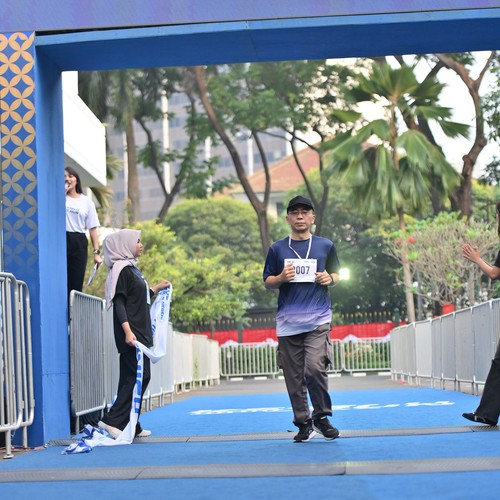 Race photo from KEMLU RUN 2026