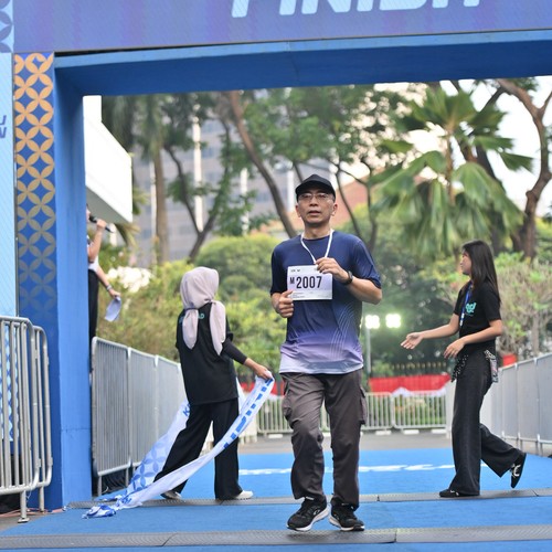 Race photo from KEMLU RUN 2026