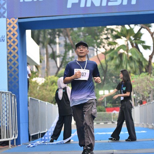 Race photo from KEMLU RUN 2026
