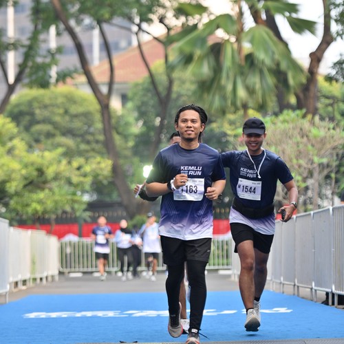 Race photo from KEMLU RUN 2026