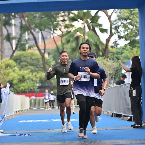 Race photo from KEMLU RUN 2026