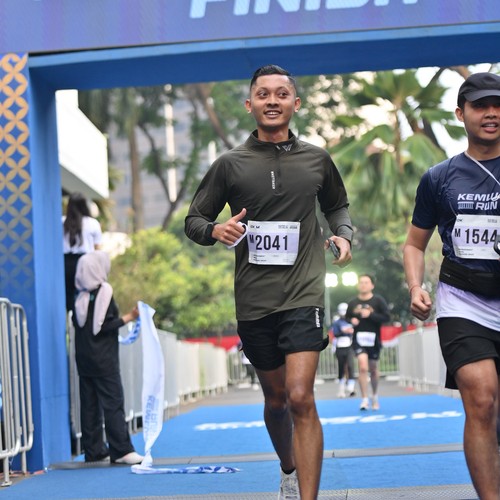 Race photo from KEMLU RUN 2026