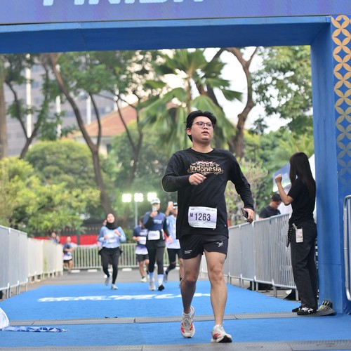 Race photo from KEMLU RUN 2026
