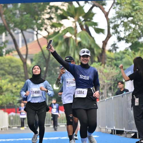 Race photo from KEMLU RUN 2026