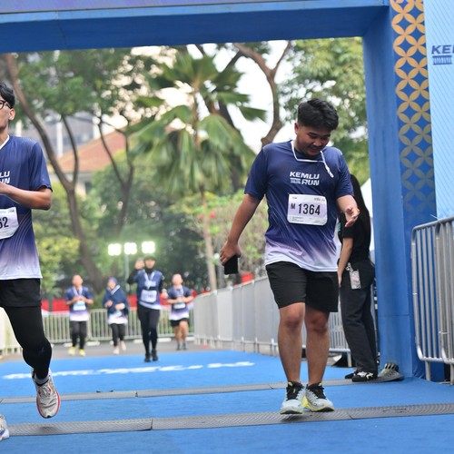 Race photo from KEMLU RUN 2026