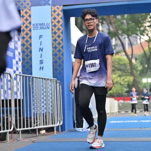 Race photo from KEMLU RUN 2026