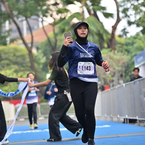 Race photo from KEMLU RUN 2026
