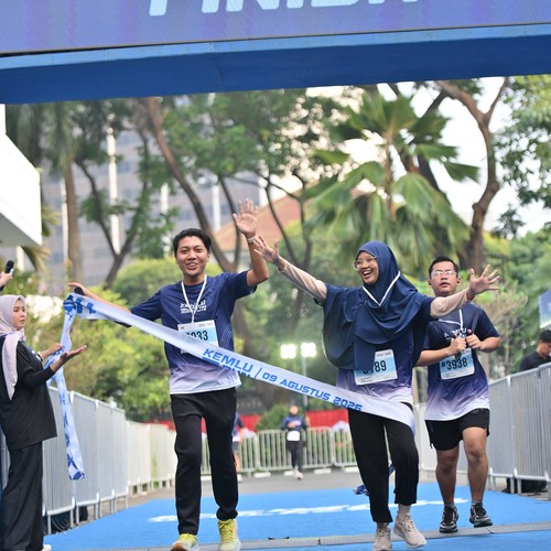 Race photo from KEMLU RUN 2026