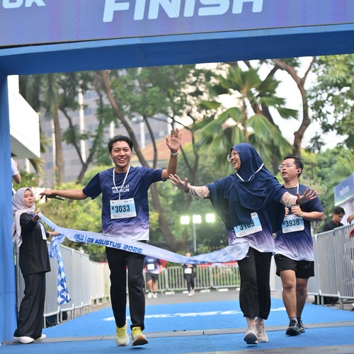 Race photo from KEMLU RUN 2026