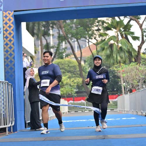 Race photo from KEMLU RUN 2026