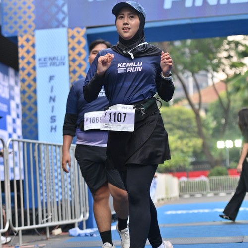Race photo from KEMLU RUN 2026
