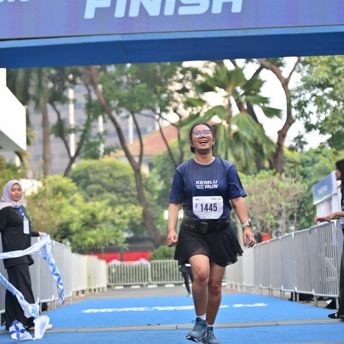Race photo from KEMLU RUN 2026