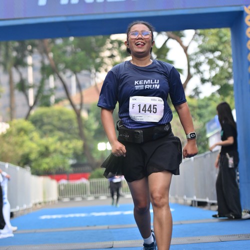 Race photo from KEMLU RUN 2026